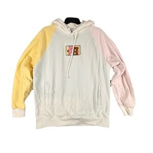 Teddy Fresh x Care Bears Hoodie‎ Men's Streetwear Embroidered White Size Large